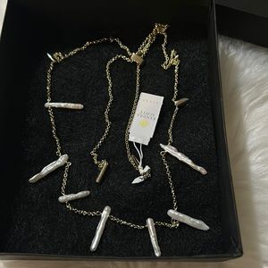 Kendra Scott Eileen Gold Long Strand Necklace